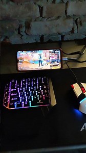 free fire keyboard mouse se kaise khele phone 📱 me #freefire #shorts #shortvideo