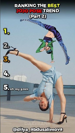 Ranking Best Jojo Pose Trend - Part 2
