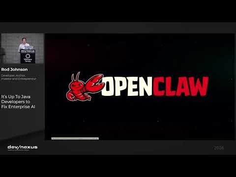 Devnexus 2026 - Keynote - Its Up To Java Developers to Fix Enterprise AI - Rod Johnson