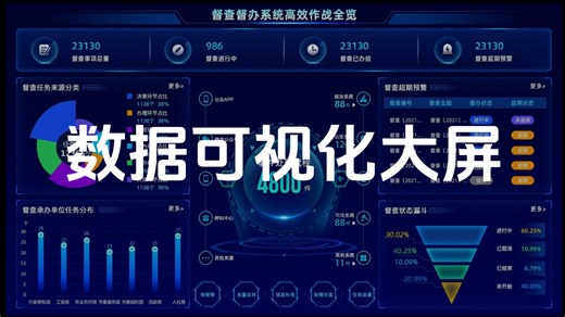 2026年，数据可视化大屏(原生js   jquery  rem适配 ES6 echarts div   css  flex  icon )