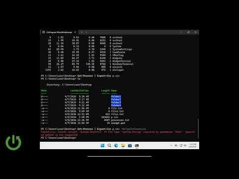 MICROSOFT Windows: How to Import and Export CSV in PowerShell
