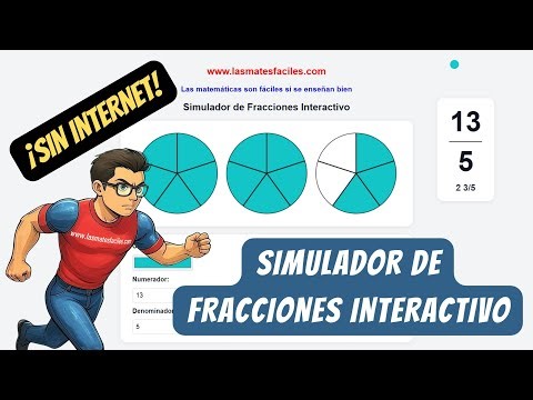 Interactive Fraction Simulator WITHOUT Internet 🌎 | Ideal for Teachers in Rural Areas