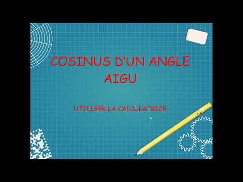 4e cosinus calculatrice