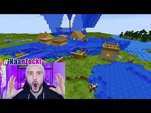 HEFTIGE TSUNSAMIS vs MINECRAFT DORF! Tsunami Mod Deutsch Apocalypse (Schwarzes Loch, Lava)