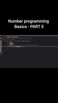 NumberProgrammingBasics-Part5(Power of the number)