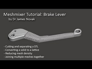 Meshmixer Tutorial: Brake Lever Lattice