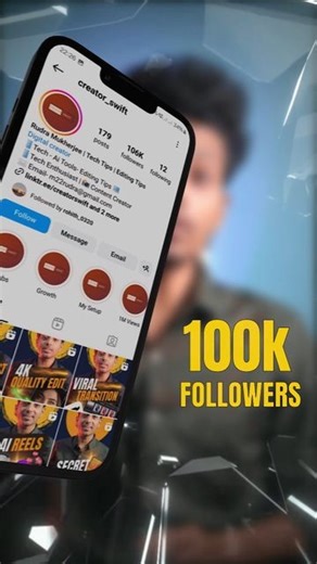Rudra Mukherjee | Tech on Instagram: "I've gained 100k+ followers by mastering these simple editing techniques, and now I’m sharing them with you using @filmora_editor 👉 Step 1: Use *Instant Mode* to create pro-level videos in seconds! 👉 Step 2: Let *AI Music Generator* choose the perfect soundtrack for your video! 👉 Step 3: Add *Speech-to-Text* for automatic subtitles in Hindi and reach a wider audience. Whether you’re just starting out or looking to level up your content game, Filmora has g