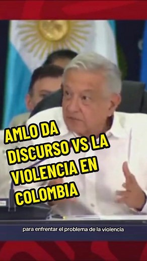 La paz es fruto de la justicia: AMLO Durante la clausura de la Conferencia Latinoamericana y del Caribe sobre drogas y perspectivas futuras, en Colombia, el presidente López Obrador mencionó que “lo fundamental para enfrentar el flagelo de la drogadicción y de la violencia está atender las causas con un nuevo criterio, no pensar solo en medidas coercitivas”. #news #noticias #amlo #lopezobrador #colombia #politicomx #fyp #foryou #fypシ #viral #video