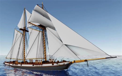 【简单火箭2】简单巴尔的摩纵帆船