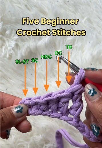 5 Essential Crochet Stitches for Beginners