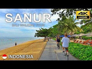 Sanur 🇮🇩 Indonesia – 4K Walking Tour | One of Bali’s Most Relaxing Beach Towns