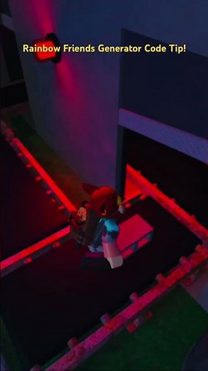 Roblox Rainbow Friends: Use This Code For A Moving Conveyor Belt In The Lobby! #roblox #shorts