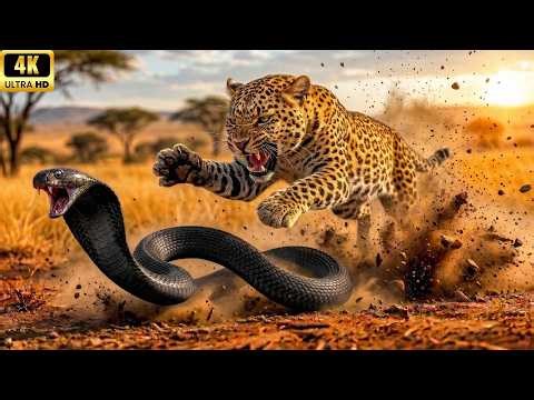 Deadly Predator Encounter: The Unbelievable Outcome When a Leopard Meets a Cobra | Wild animals