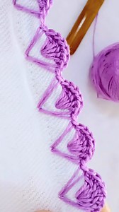 Bico de crochê fácil #reelsviralシ #reelsviral #feitoamao #reels #crochet #crocheting #crochê #fraldas | crocheteira na net