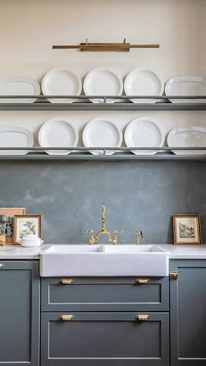 On their show, #HomeWork, Andy and Candis Meredith teach us how to make pre-made cabinets look custom. Watch the first episode on discovery . #MagnoliaNetwork | Magnolia Network