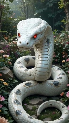 white gaint snake 🐍#roshninandi