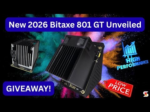 Official 2026 Bitaxe 801 GT Bitcoin Solo Miner Unveiled!