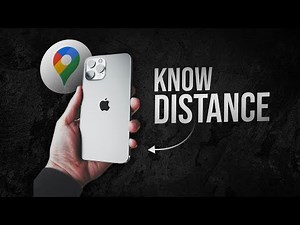 How to Know Distance in Google Map iPhone (tutorial)