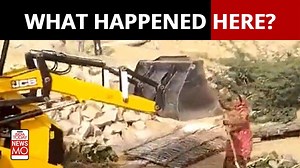 Rajasthan: JCB Machine Tries To Run Over Woman