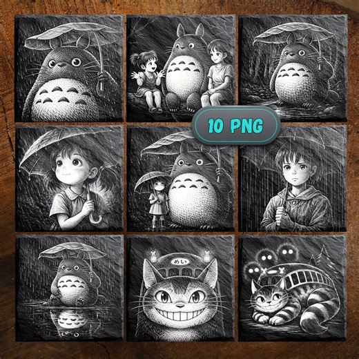 Laser Engraving Png Files | Slate Coaster Designs | Digital Download - Etsy