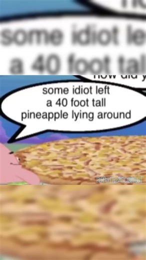 SpongeBob Pineapple Pizza Patrick #spongebob