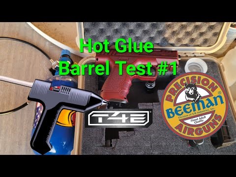 Modified Beeman BP50 Hot Glue HDP50 Barrel 1st test