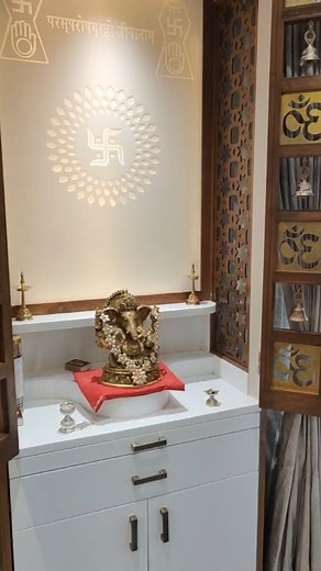 17K views · 544 reactions | पूजा मन्दिर का डिजाइन amazing pooja mandir Pooja ghar design #poojaroom #poojaghar #pujaghar #interiordesign #hometour #amazing #reels #short #video #hometour | Jitendra Sharma Babu | Facebook