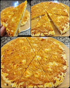 894K views · 4.3K reactions | Cheesy Flat Bread without Yeast / Easy and Yummy | Tine's Homemade foods | Facebook