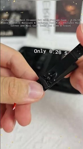 Professional Nail Clipper Set with Storage Case – Portable Manicure & Pedicure Kit for Hom