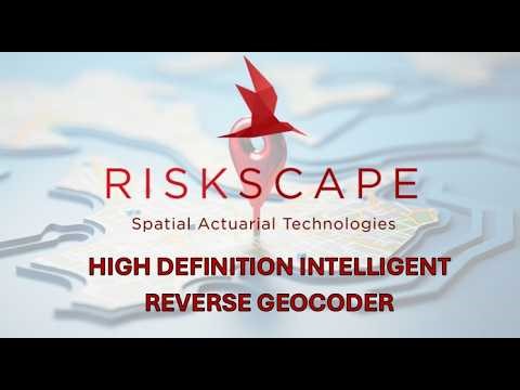 Riskscape's High Definition Intelligent Reverse Geocoder