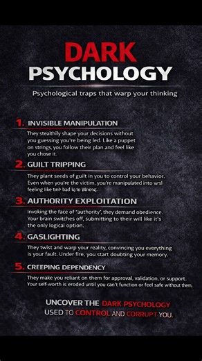 How Dark Psychology Warps Your Mind #psychology#shorts #darktruth #psychologyfacts #quotes