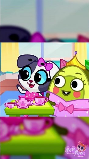 Baby needs to go to the potty! Princess potty party! Poo poo song #songs #forkids #purrpurr