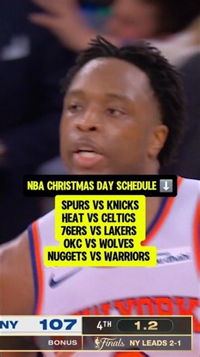 NBA christmas day games 🔥👀