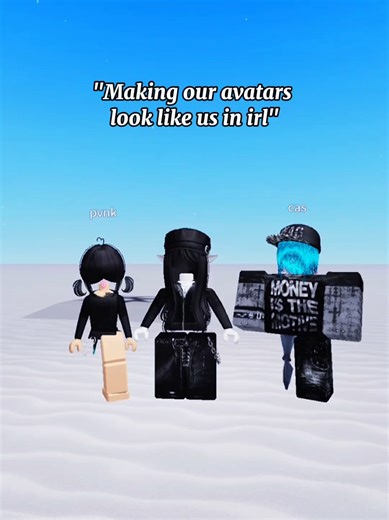 making our avatars irl w/ @Cas & @mia_sbg cr: @Lukaaa #fyp #robloxfyp #roblox #avatar