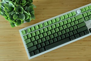 Backlit Matcha Green Gradient Keycap Set: OEM Profile, PBT - Etsy