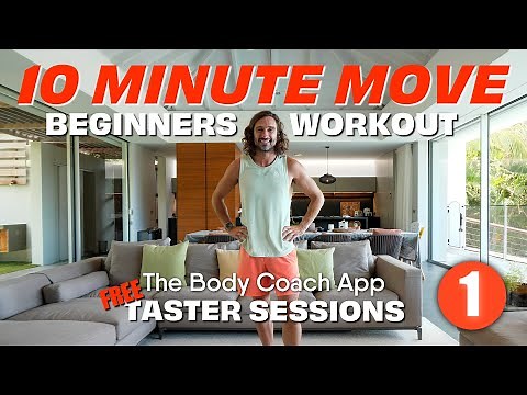 10 Minute Move Beginner Workout 1 | The Body Coach App Taster Sessions