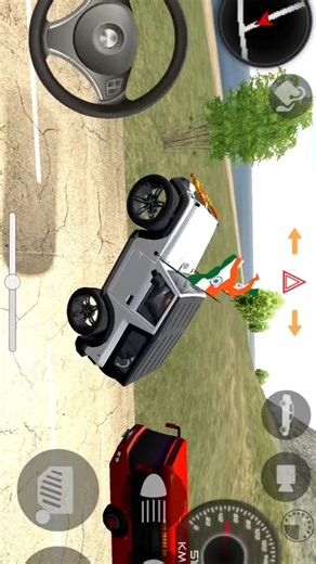 modified Mahindra Thar stunt videos (indian car simulator 3d game) #shortsvideo