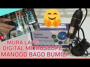 CHEAPEST DIGITAL USB MICROSCOPE UNBOXING