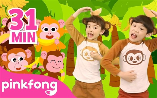 Monkey Banana Dance More and More | Baby Monkey | Dance Along Song | Pinkfong Ki