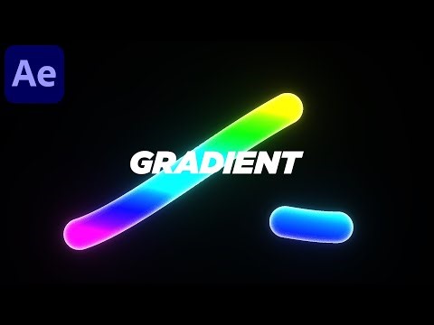Gradient Blob Text Reveal in After Effects - After Effects Tutorial | No Plugins Used