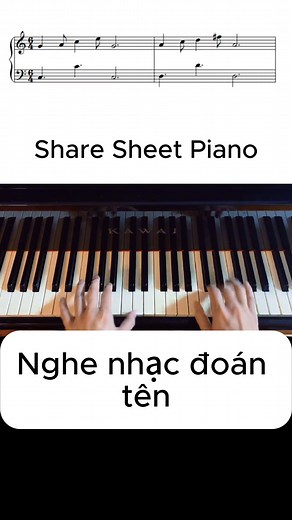 1.9K views | Bao nhiêu người biết bài này nhỉ :D:D | Share Sheet Piano | Facebook