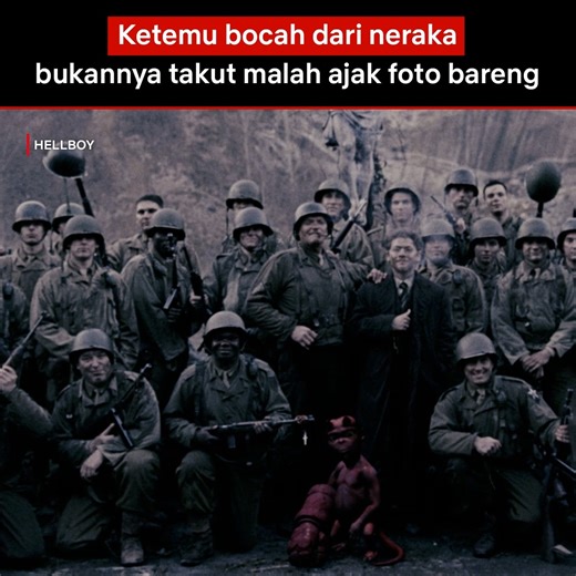 Di atas bocah kematian ada bocah neraka 👹 Tonton Hellboy di sini https://www.netflix.com/id/title/6003454 | Netflix