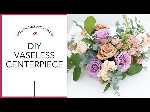 Floral Foam Centerpiece by Bloom Culture Flowers