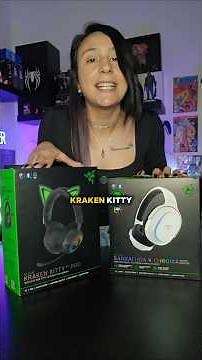 Razer Kraken Kitty V3 PRO e Razer Barracuda xChroma 🐍🐍 #razer #unboxing #krakenkittyv3pro #gifted
