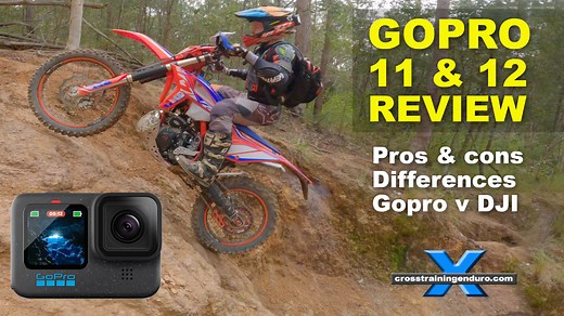 3.8K views · 77 reactions | Long term review of the Gopro 11 after a year's use. We also look at the upgrades for the new Gopro 12 and if it's worth the extra cash. We also do comparison with the DJI Osmo Action 4. What action cam do you use? Any favourites? Any horror stories? NOTE: No GPS A viewer has pointed out the 12 no longer has GPS. Gopro says it was removed to improve battery life and it was not used by most owners. | Cross Training Enduro & Adventure | Facebook