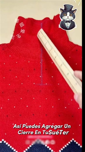 How to add a zipper to a sweater #sewing #tutorial #ideas