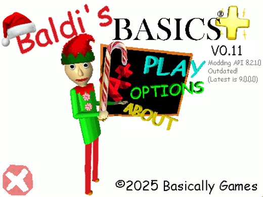 Baldi's Basics Plus Christmas Edition (BB 圣诞节模组) V0.13 Gameplay
