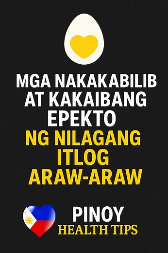 Mga Nakakabilib at Kakaibang Epekto ng Nilagang Itlog Araw-Araw #PinoyHealthTips #HealthyLifestylePH #BoiledEggBenefits #MasustansyangPagkain #BantayKalusugan #GrabeTo #HindiMoAlam #AlaminMoTo #ShareMoParaMakatulong | Pinoy Health Tips