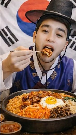 Taste The World 🌍🍽 Trying Korea’s national food 🇰🇷 #TasteTheWorld#KoreanFood