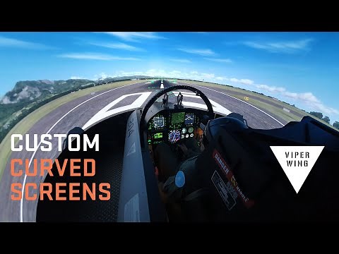 F-18 cockpit simulator + curved screen: Are you really ready to be a fighter pilot?